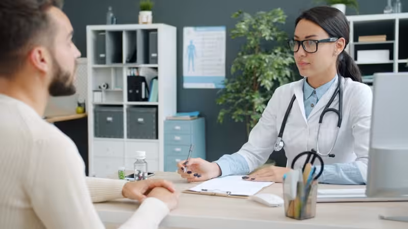 Doctor and patient consultation for What to Expect from a Microsuction Visit - How To Find Way To Oxford: Private Microsucti...